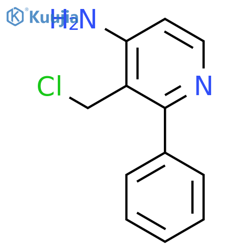 4-Amino-3-chloromethyl-2-phenylpyridine structure