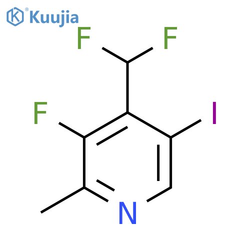 4-(Difluoromethyl)-3-fluoro-5-iodo-2-methylpyridine structure