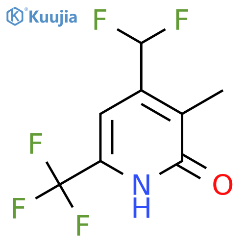 4-(Difluoromethyl)-2-hydroxy-3-methyl-6-(trifluoromethyl)pyridine structure