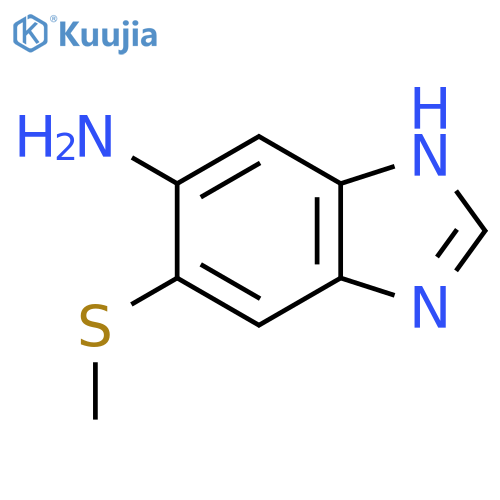 6-Amino-5-methylthio-1H-benzimidazole structure