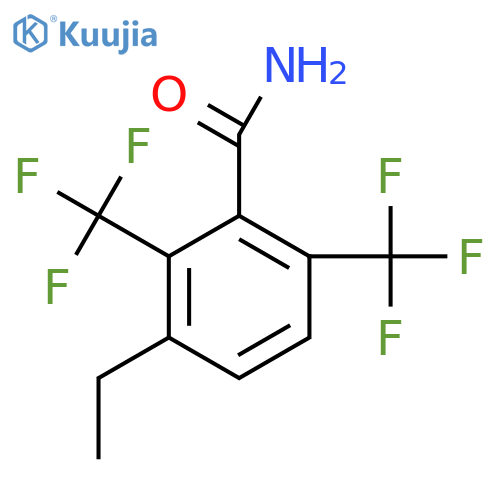 2,6-Bis(trifluoromethyl)-3-ethylbenzamide structure
