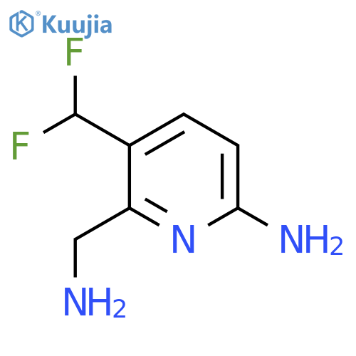 6-Amino-2-(aminomethyl)-3-(difluoromethyl)pyridine structure