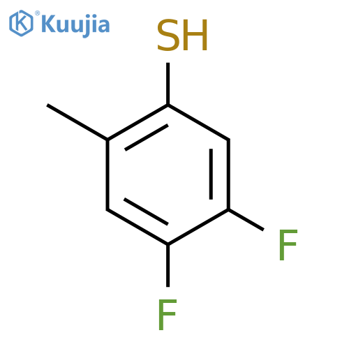 4,5-Difluoro-2-(methyl)thiophenol structure