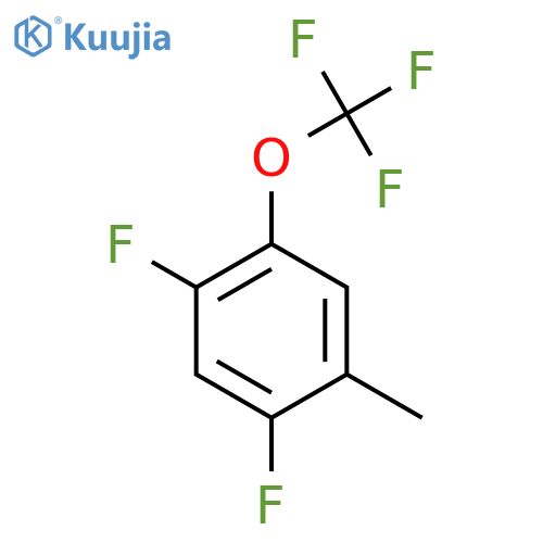 2,4-Difluoro-5-(trifluoromethoxy)toluene structure