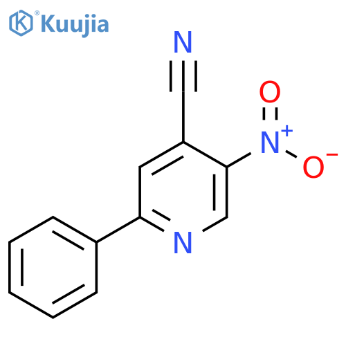 5-Nitro-2-phenylisonicotinonitrile structure