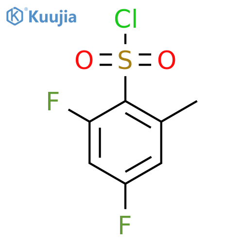 2,4-Difluoro-6-methylbenzenesulfonyl chloride structure