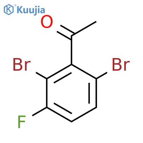 2',6'-Dibromo-3'-fluoroacetophenone structure
