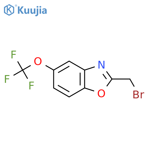 2-(Bromomethyl)-5-(trifluoromethoxy)benzo[d]oxazole structure
