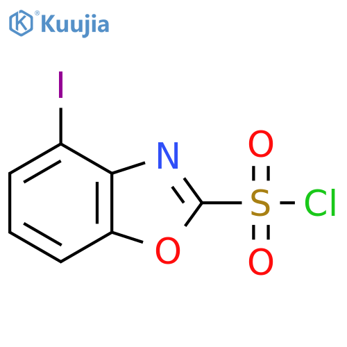 4-Iodobenzo[d]oxazole-2-sulfonyl chloride structure