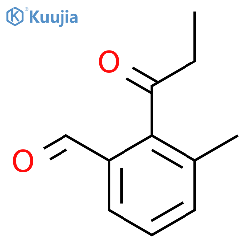 3-Methyl-2-propionylbenzaldehyde structure