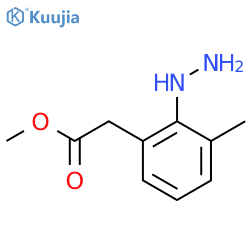 Methyl 2-hydrazinyl-3-methylphenylacetate structure