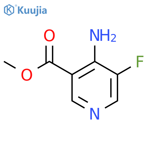 Methyl 4-amino-5-fluoronicotinate structure