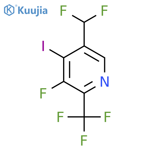 5-(Difluoromethyl)-3-fluoro-4-iodo-2-(trifluoromethyl)pyridine structure