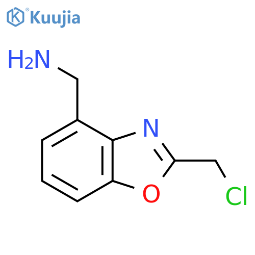 4-(Aminomethyl)-2-(chloromethyl)benzo[d]oxazole structure