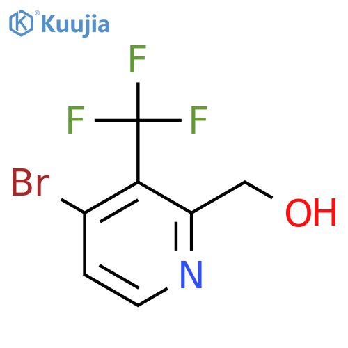 4-Bromo-3-(trifluoromethyl)pyridine-2-methanol structure