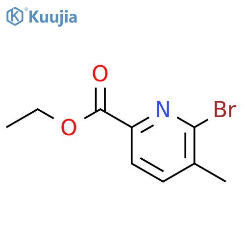 Ethyl 6-bromo-5-methylpicolinate structure