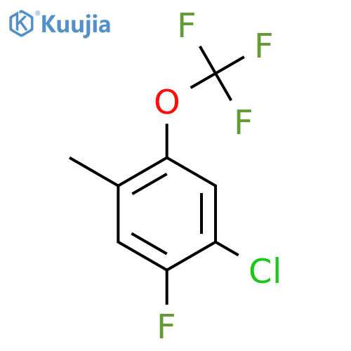 4-Chloro-5-fluoro-2-(trifluoromethoxy)toluene structure