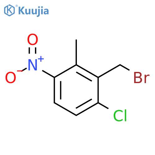 6-Chloro-2-methyl-3-nitrobenzyl bromide structure