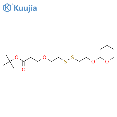 THP-SS-PEG1-t-butyl ester structure