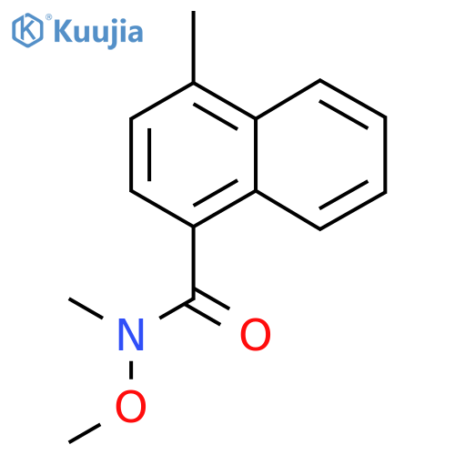 N-Methoxy-N,4-dimethyl-1-naphthamide structure