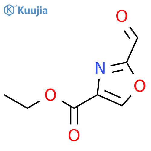Ethyl 2-formyl-1,3-oxazole-4-carboxylate structure
