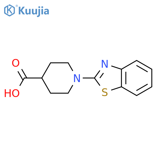 1-(1,3-Benzothiazol-2-yl)piperidine-4-carboxylic Acid structure