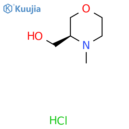 [(3S)-4-Methylmorpholin-3-yl]methanol;hydrochloride structure