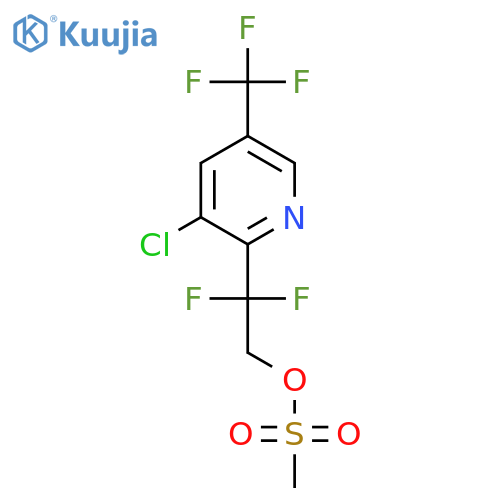 2-(3-Chloro-5-(trifluoromethyl)pyridin-2-yl)-2,2-difluoroethyl methanesulfonate structure