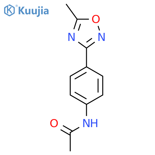 3-(4-Acetamidophenyl)-5-methyl-1,2,4-oxadiazole structure