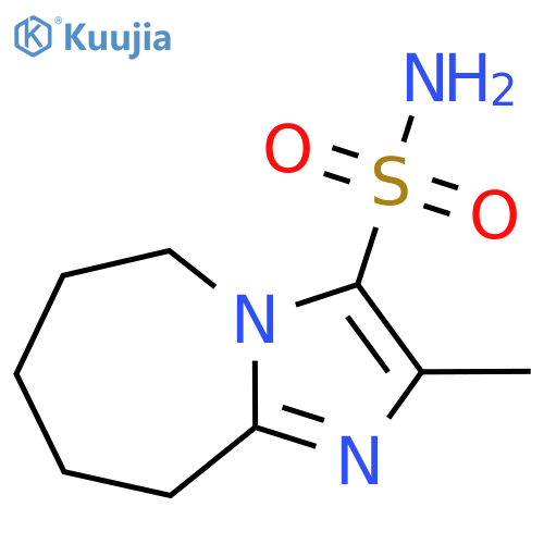 2-Methyl-5H,6H,7H,8H,9H-imidazo[1,2-a]azepine-3-sulfonamide structure