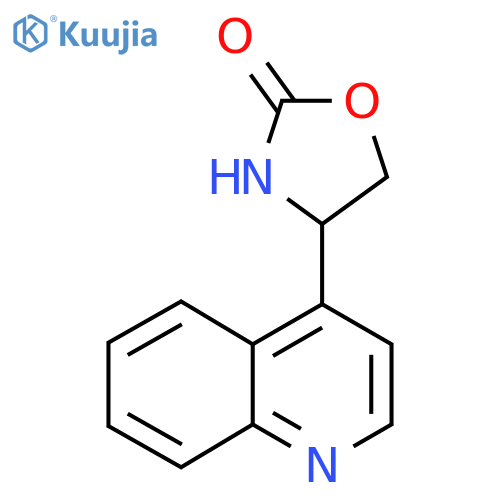 4-(Quinolin-4-yl)-1,3-oxazolidin-2-one structure