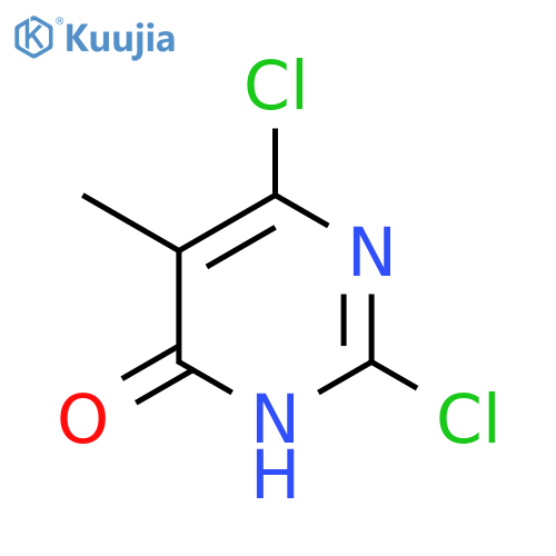 2,6-Dichloro-5-methylpyrimidin-4-ol structure