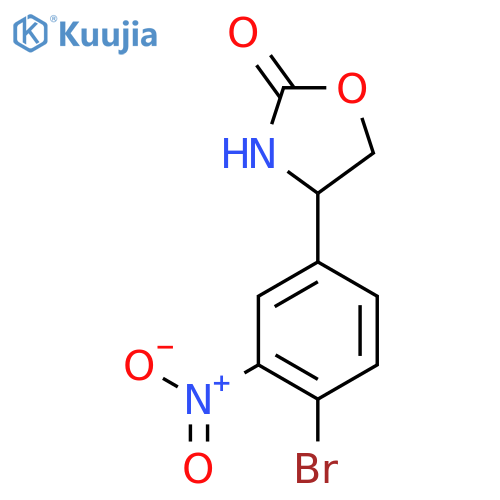 4-(4-Bromo-3-nitrophenyl)-1,3-oxazolidin-2-one structure