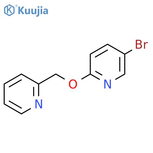 5-Bromo-2-(pyridin-2-ylmethoxy)pyridine structure