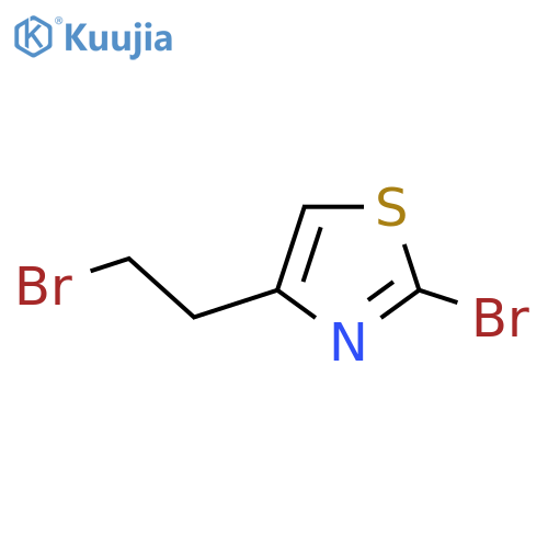 2-Bromo-4-(2-bromoethyl)-1,3-thiazole structure