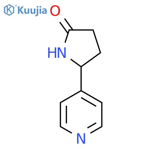 5-(Pyridin-4-yl)pyrrolidin-2-one structure