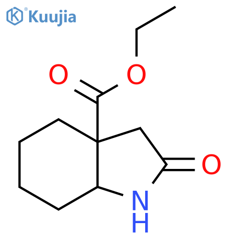 ethyl 2-oxo-octahydro-1H-indole-3a-carboxylate structure