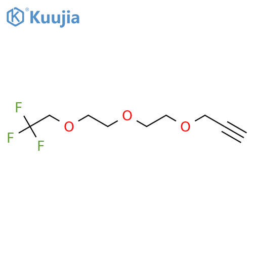 1,1,1-Trifluoroethyl-PEG2-propargyl structure