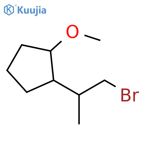 Cyclopentane, 1-(2-bromo-1-methylethyl)-2-methoxy- structure