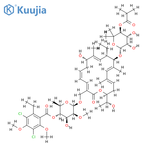 3’’’,5’’’-Dideshydroxy-3’’’,5’’’-dimethoxy Fidaxomicin structure
