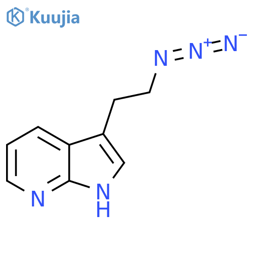 3-(2-azidoethyl)-1H-pyrrolo[2,3-b]pyridine structure