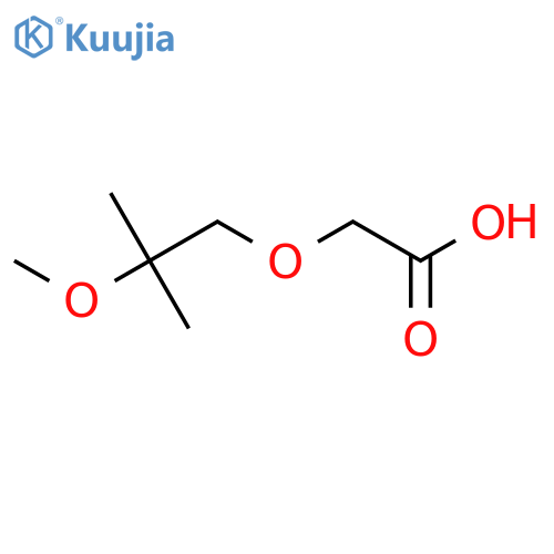 2-(2-Methoxy-2-methylpropoxy)acetic acid structure