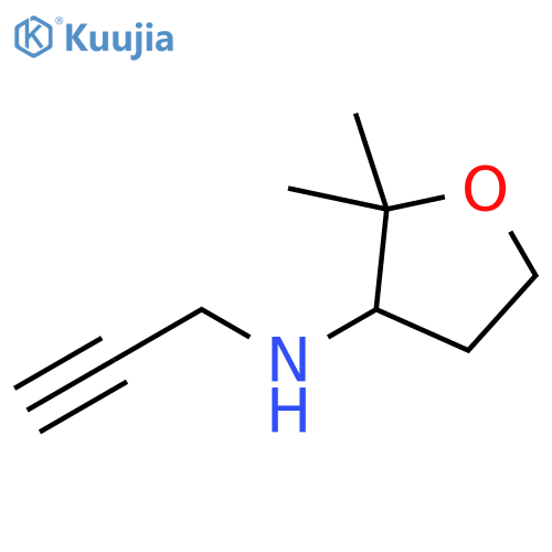 3-Furanamine, tetrahydro-2,2-dimethyl-N-2-propyn-1-yl- structure