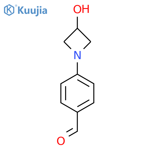 4-(3-Hydroxyazetidin-1-yl)benzaldehyde structure