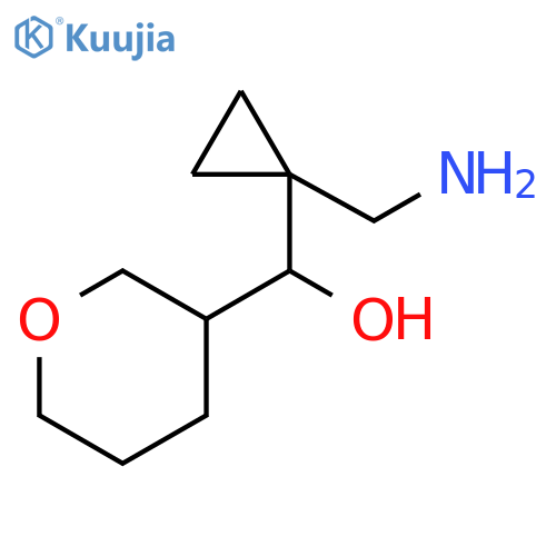 2H-Pyran-3-methanol, α-[1-(aminomethyl)cyclopropyl]tetrahydro- structure