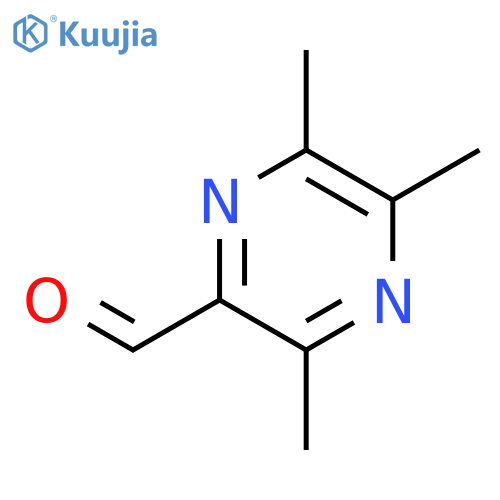 3,5,6-Trimethylpyrazine-2-carbaldehyde structure