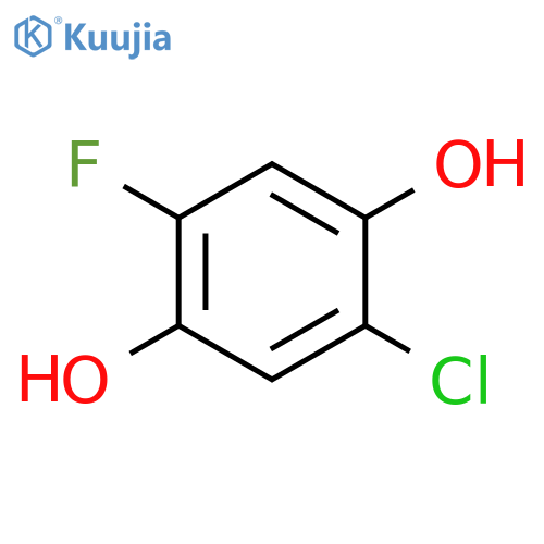 1,4-Benzenediol, 2-chloro-5-fluoro- structure