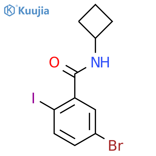 5-Bromo-N-cyclobutyl-2-iodobenzamide structure