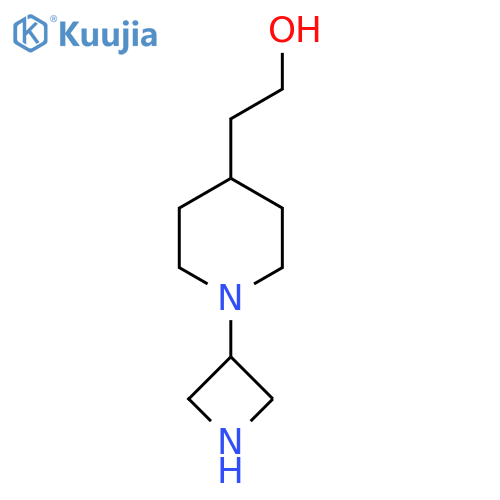 2-[1-(Azetidin-3-yl)piperidin-4-yl]ethan-1-ol structure