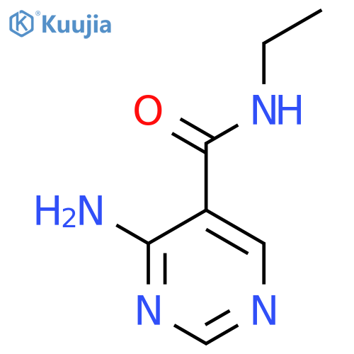 4-Amino-N-ethylpyrimidine-5-carboxamide structure
